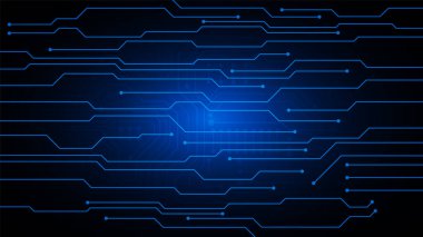 Yüksek teknolojili dijital veri bağlantı sistemi ve bilgisayar elektronik tasarımı ile devre teknolojisi arkaplanı