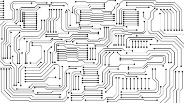 yüksek teknolojili dijital veri bağlantı sistemi ve bilgisayar elektronik tasarımı olan teknoloji arkaplanı
