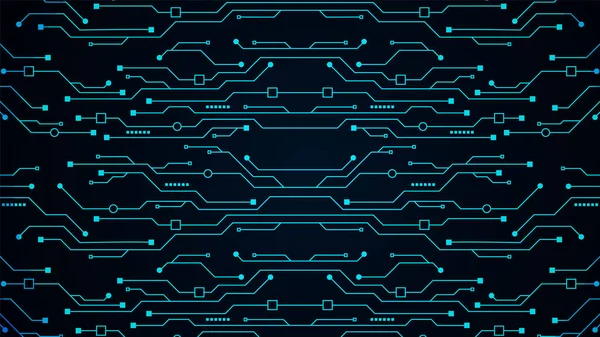 Fundo Tecnologia Com Tech Sistema Conexão Dados Digitais Design Eletrônico —  Vetores de Stock