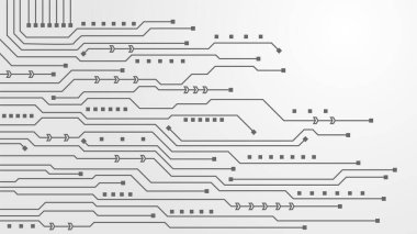 technology background with hi-tech digital data connection system and computer electronic design