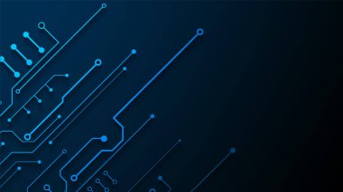 yüksek teknolojili dijital veri bağlantı sistemi ve bilgisayar elektronik tasarımı olan teknoloji arkaplanı