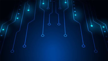 yüksek teknolojili dijital veri bağlantı sistemi ve bilgisayar elektronik tasarımı olan teknoloji arkaplanı