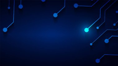 yüksek teknolojili dijital veri bağlantı sistemi ve bilgisayar elektronik tasarımı olan teknoloji arkaplanı