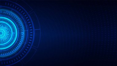 technology background with hi-tech digital data connection system and computer electronic design
