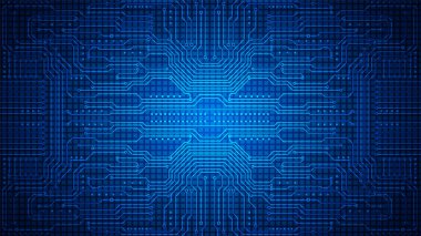 technology background with hi-tech digital data connection system and computer electronic design