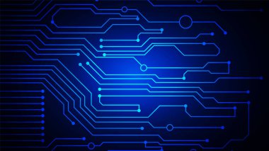 yüksek teknolojili dijital veri bağlantı sistemi ve bilgisayar elektronik tasarımı olan teknoloji arkaplanı