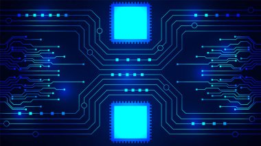 yüksek teknolojili dijital veri bağlantı sistemi ve bilgisayar elektronik tasarımı olan teknoloji arkaplanı