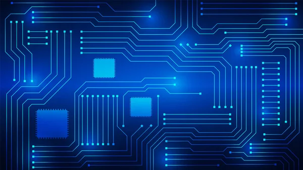 Arrière Plan Technologique Avec Système Connexion Données Numériques Haute Technologie — Image vectorielle