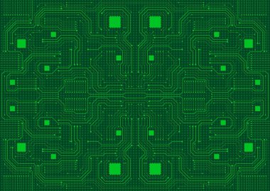 yüksek teknolojili dijital veri bağlantı sistemi ve bilgisayar elektronik tasarımı olan teknoloji arkaplanı