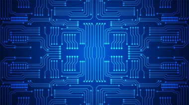technology background with hi-tech digital data connection system and computer electronic design