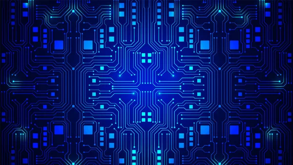 Технологический Фон Высокотехнологичной Цифровой Системой Подключения Данных Компьютерным Электронным Дизайном — стоковый вектор