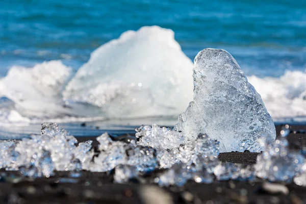 Changement Climatique Concept Réchauffement Climatique Gros Plan Fonte Des Glaces — Photo