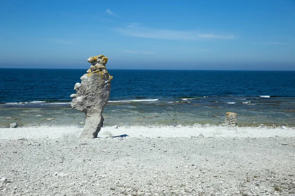 Fr Faroy island Sweden Gotland Rauk  Baltic Klint  Bergman Island High rocks near the sea 