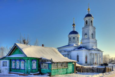 Glukhovo köyündeki En Kutsal Theotokos Kilisesi.