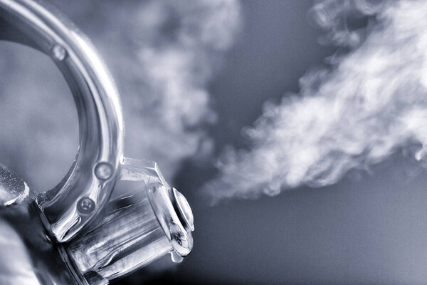 Boiling kettle and steam jet