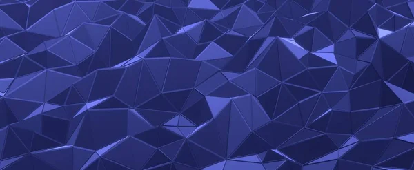 Μπλε κρύσταλλο αφηρημένο φόντο. Γεωμετρικοί λόφοι — Φωτογραφία Αρχείου