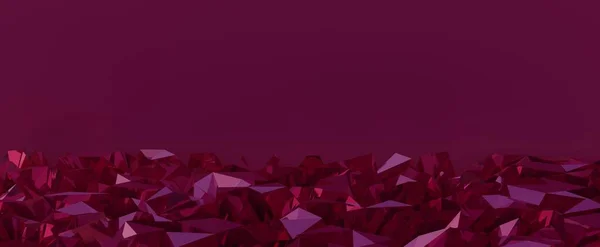 Surface from red abstract diamonds —  Fotos de Stock