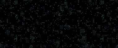 Dijital veri akışı arka planı. 3d render mavi geometrik dokulara sahip sanal küme kodu sisteme yüklenir. Tekno gelecekçi siber uzayda küresel programlama ve bilgi hacklemesi