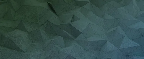 Ανοιχτό Πράσινο Κρύσταλλα Πέτρα Ανάγλυφο Tracery Πολύγωνα Τρίγωνα Καθιστούν Τιρκουάζ — Φωτογραφία Αρχείου