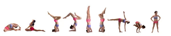 yoga poses izole topluluğu