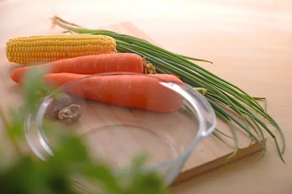 Gezond leven met groenten — Stockfoto