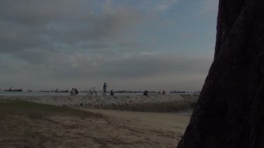 Sunset beach Singapur mahallinde