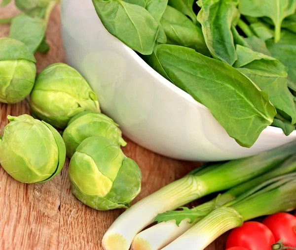 Verduras orgánicas frescas — Foto de Stock