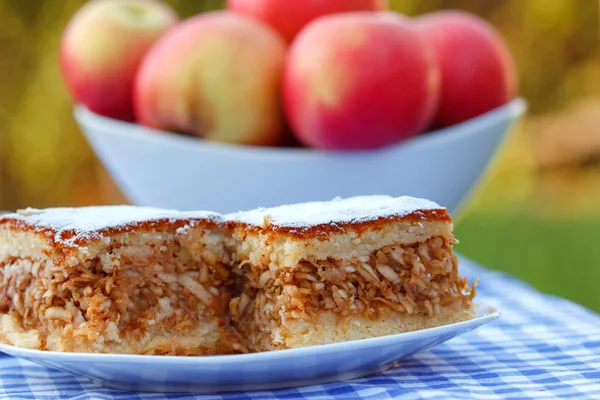 Яблочный пирог — стоковое фото