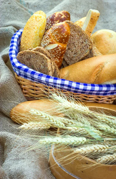 Chléb a pečivo — Stock fotografie