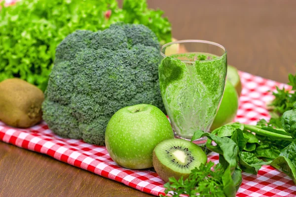 Ingredients for green smoothie — Stock Photo, Image