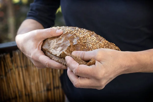 Chléb Koncepce Hladu Podporujme Hladové Organizujme Jako Humánní Společnost Ukažme — Stock fotografie