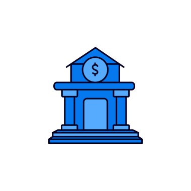 Banka, bankacılık, finans simgesi