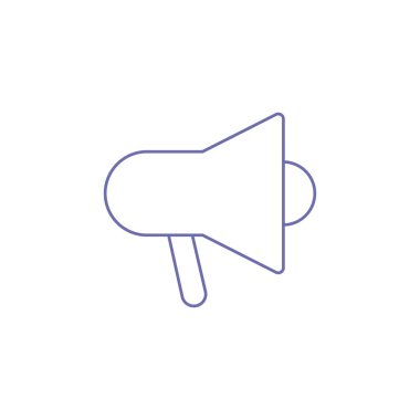 Mikrofon hoparlörü simge vektörü