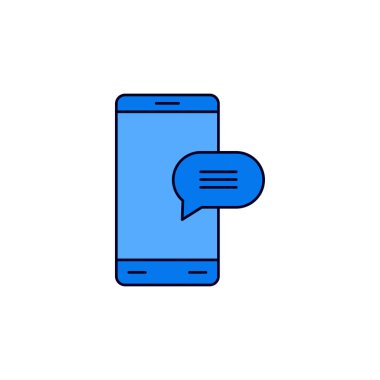 Mobil simgede sohbet iletişimi