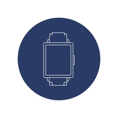 Modern dijital akıllı saat simgesi vektörü