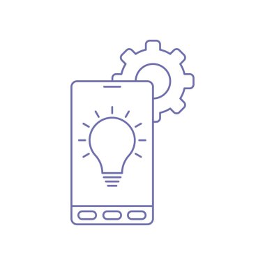 mobil mühendislik simgesi vektörü