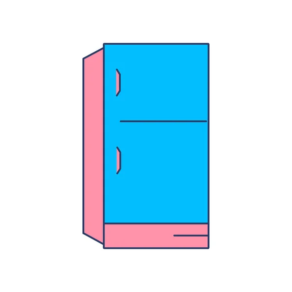 Modern Buzdolabı Ikon Vektörünü Dondur — Stok Vektör