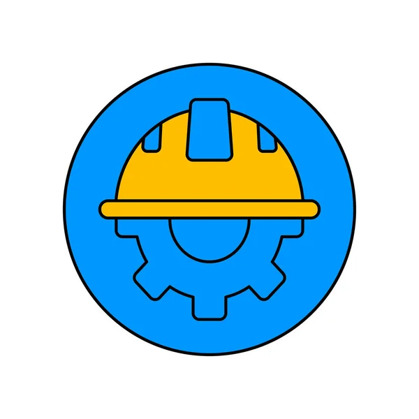 Industrial Technician Engineering Icon — Stock Vector