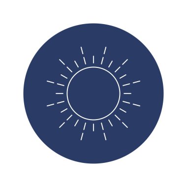 Güneş ışığı hava durumu ikonu