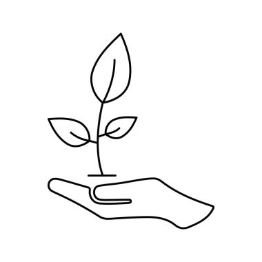 el simgesi vektöründe bitki ağacı