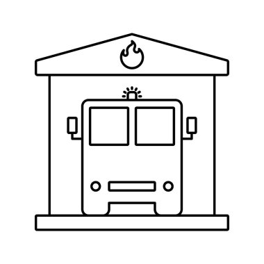 Acil itfaiye arabası simgesi