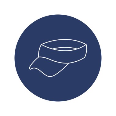 Golf spor giyim başlığı simgesi