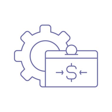 fon toplama teçhizatı ve para birimi simgesi