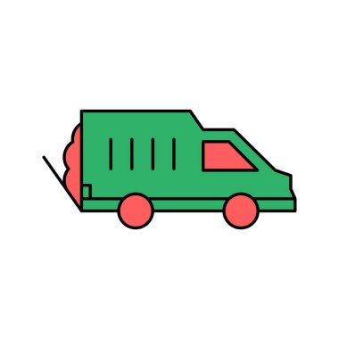 Çöp arabası simgesi taşıyıcısı