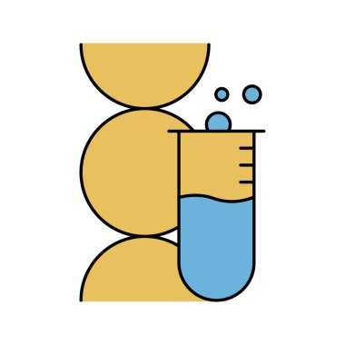 DNA laboratuarı araştırma simgesi