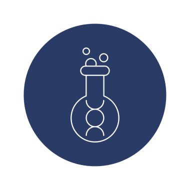 DNA laboratuvarı simge vektörü araştırıyor