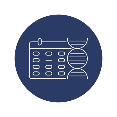 DNA testi rapor tarihi vektörü