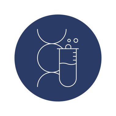 DNA laboratuarı araştırma simgesi