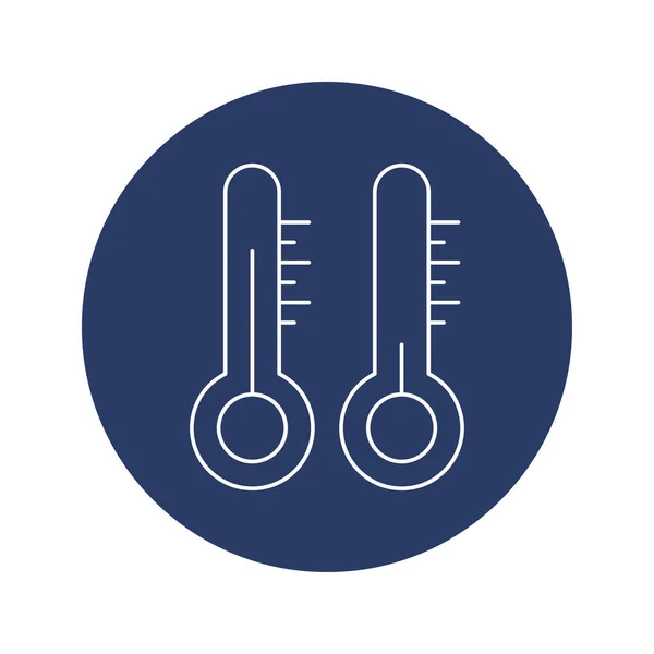 Ícone Escala Medição Celsius — Vetor de Stock