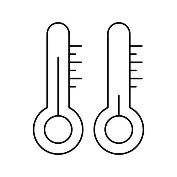 Ícone Escala Medição Celsius — Vetor de Stock